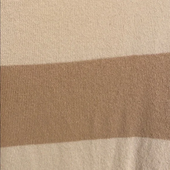 The Limited Tan and Cream Striped Cotton-Blend Cardigan Sweater Size Large - Picture 5 of 10